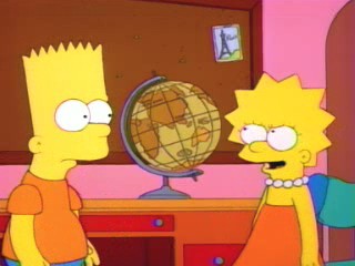 "In fact, in Rand McNally, people wear hats on their feet and hamburgers eat people!"